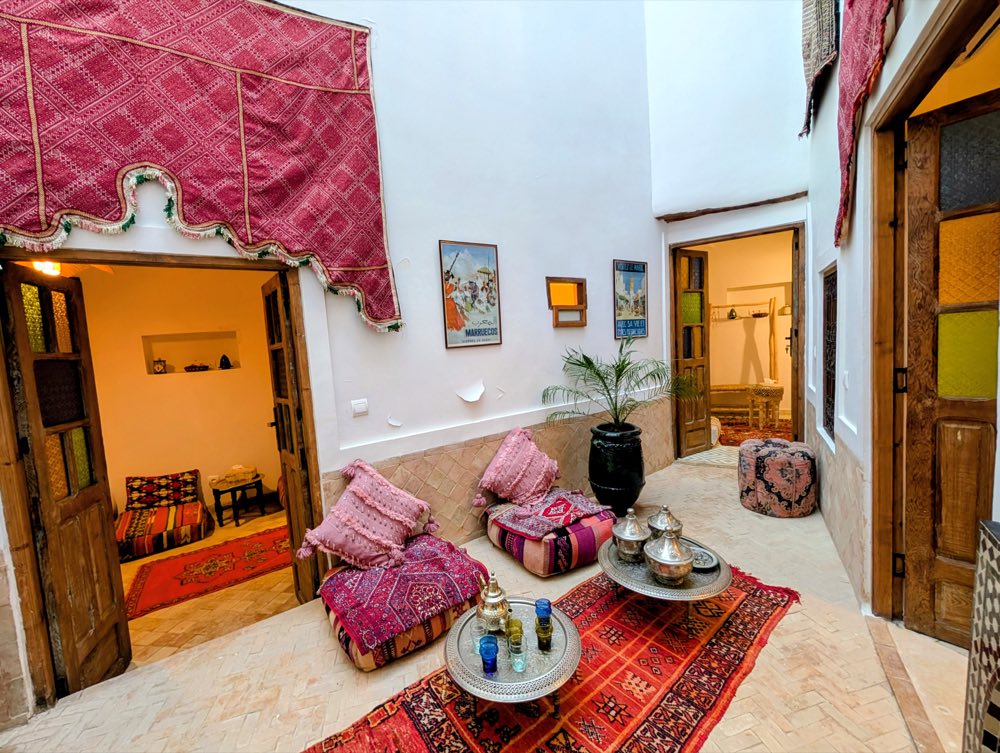 Patio du Riad Dar Kawkawa